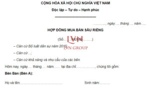 Mẫu Hợp Đồng Mua Bán Sầu Riêng Chuẩn Mới Nhất 2025